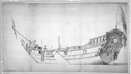 A Royal Yacht "Mary" (rajz papírra)